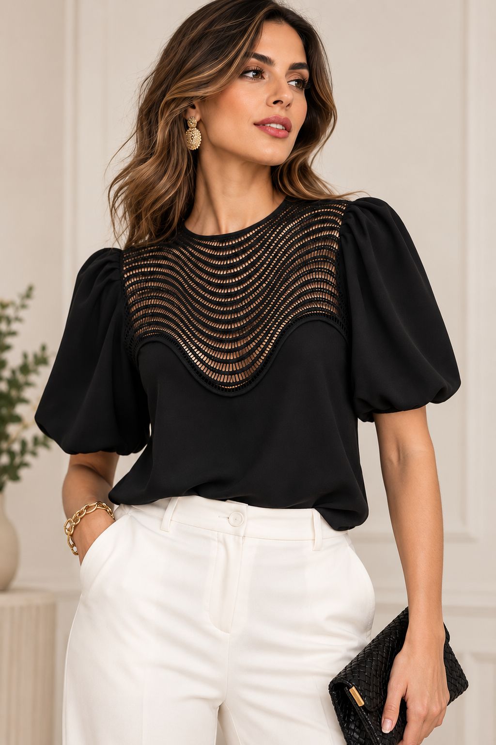 Blusa Ébano de Kartana, vista principal