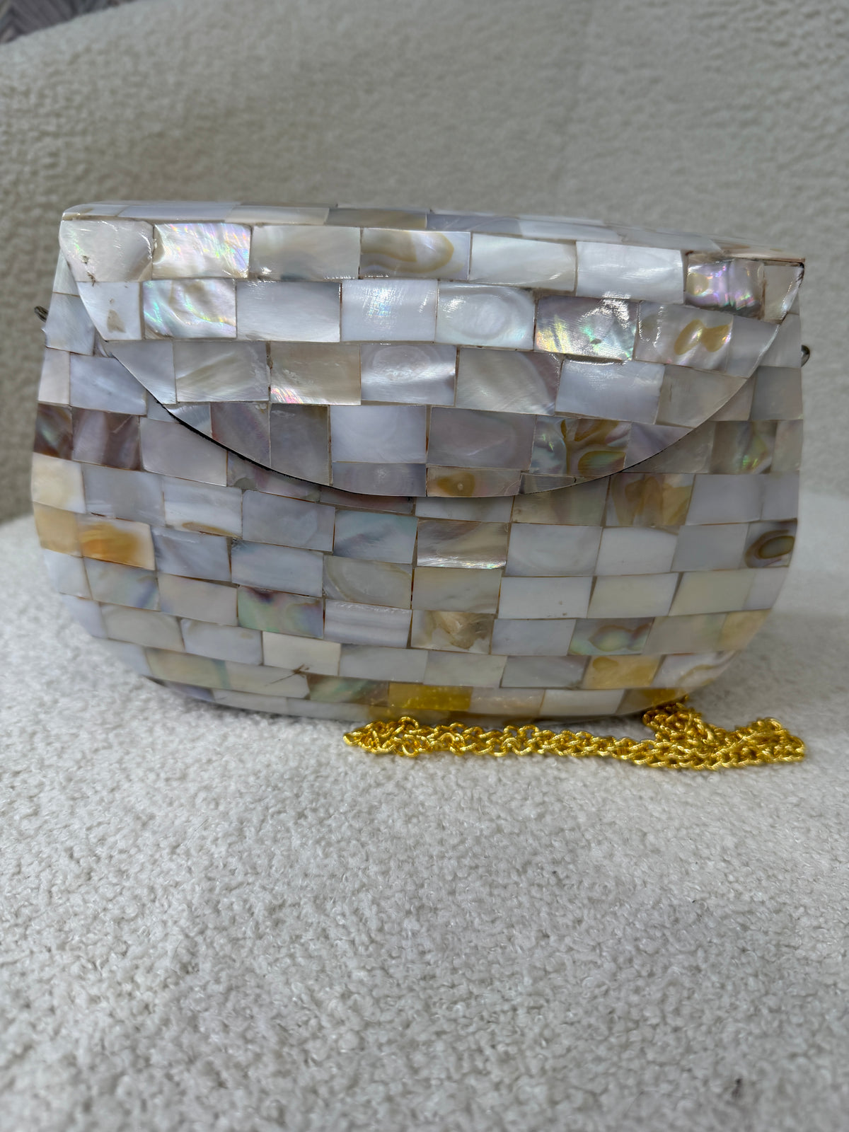 Bolso Clutch Nácar