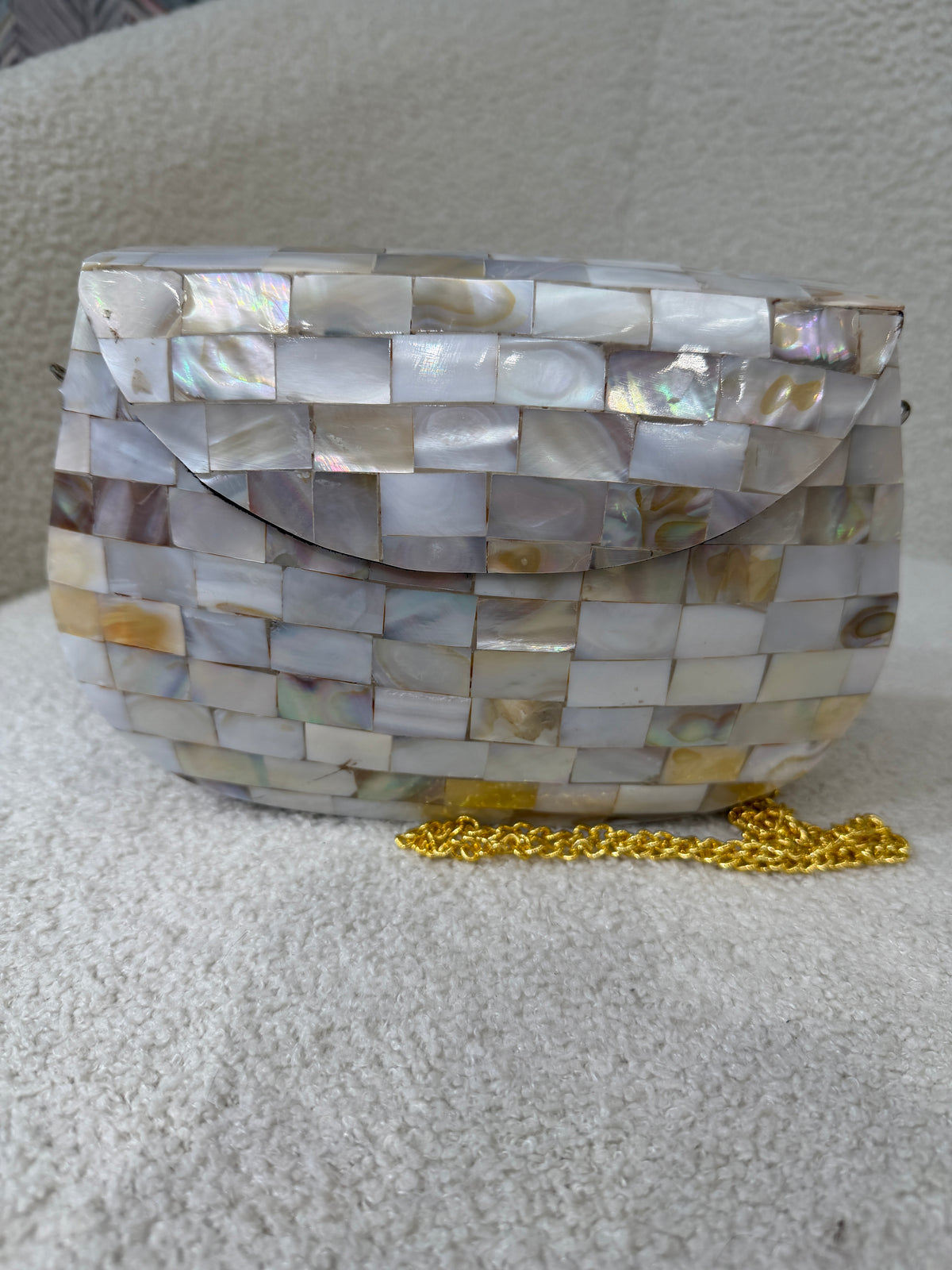 Bolso Clutch Nácar