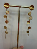 Pendientes Cascada Golden Drops