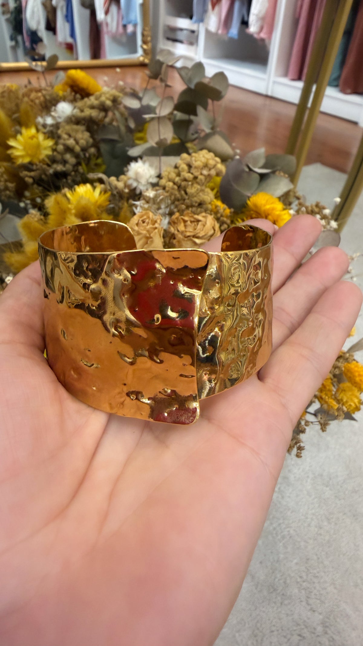 Brazalete Golden Texture