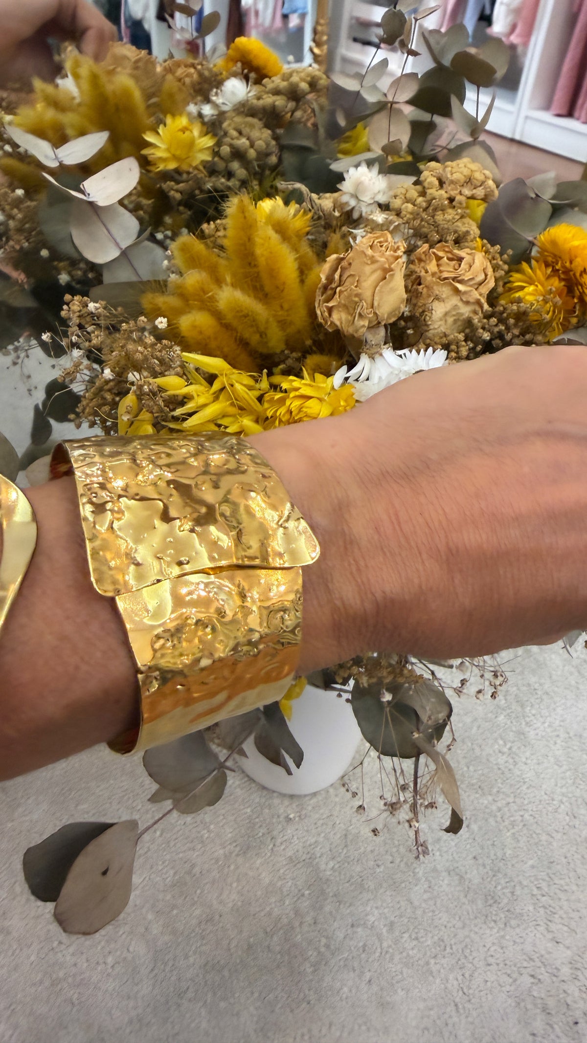 Brazalete Golden Texture