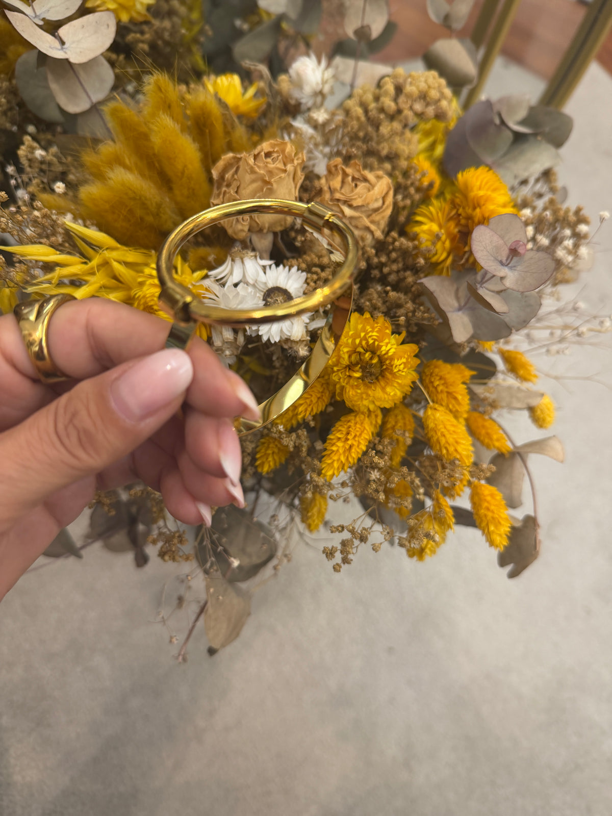 Brazalete Rígido HALO Dorado