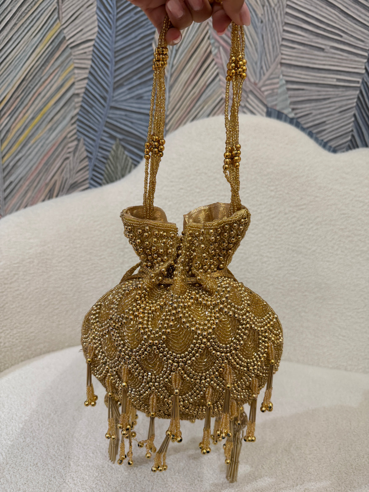 Bolso Bombonera GLAM - Dorada
