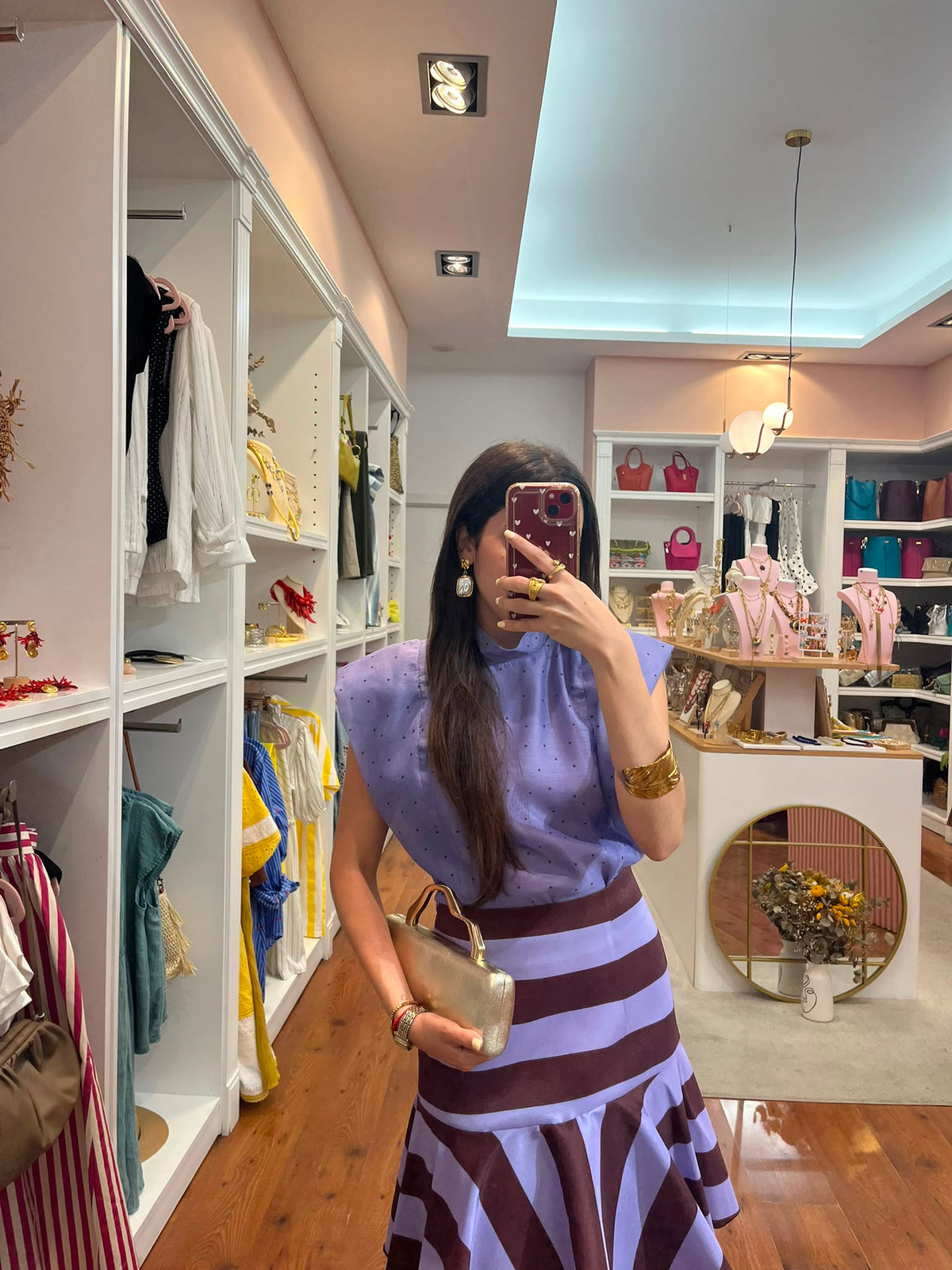 vestido Conjunto Lavanda de Kartana, detalle de acabado