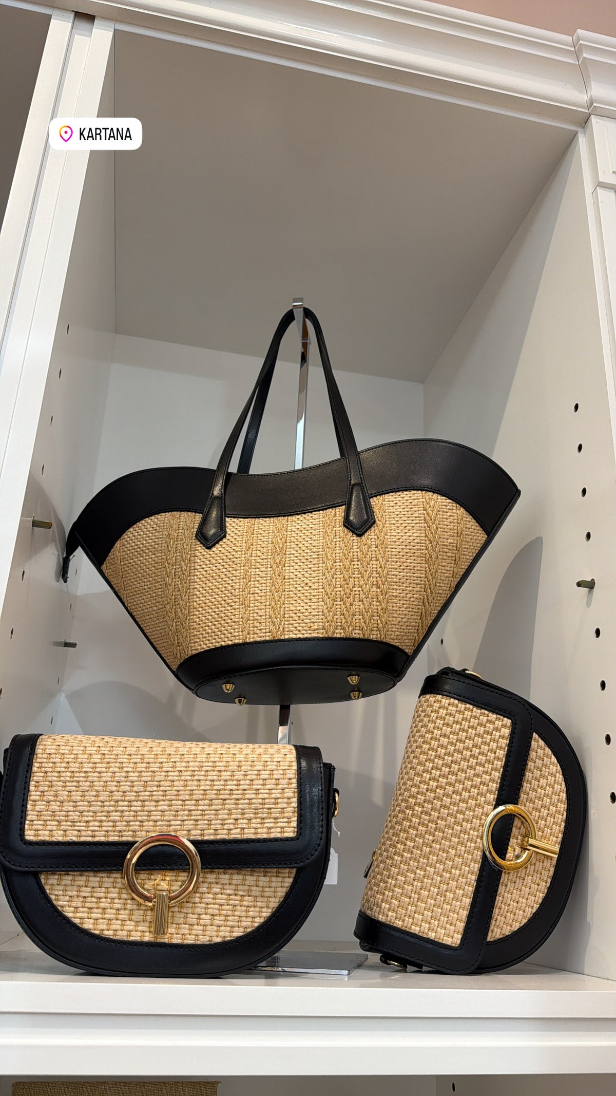 Bolso Nácar de Kartana, vista lateral