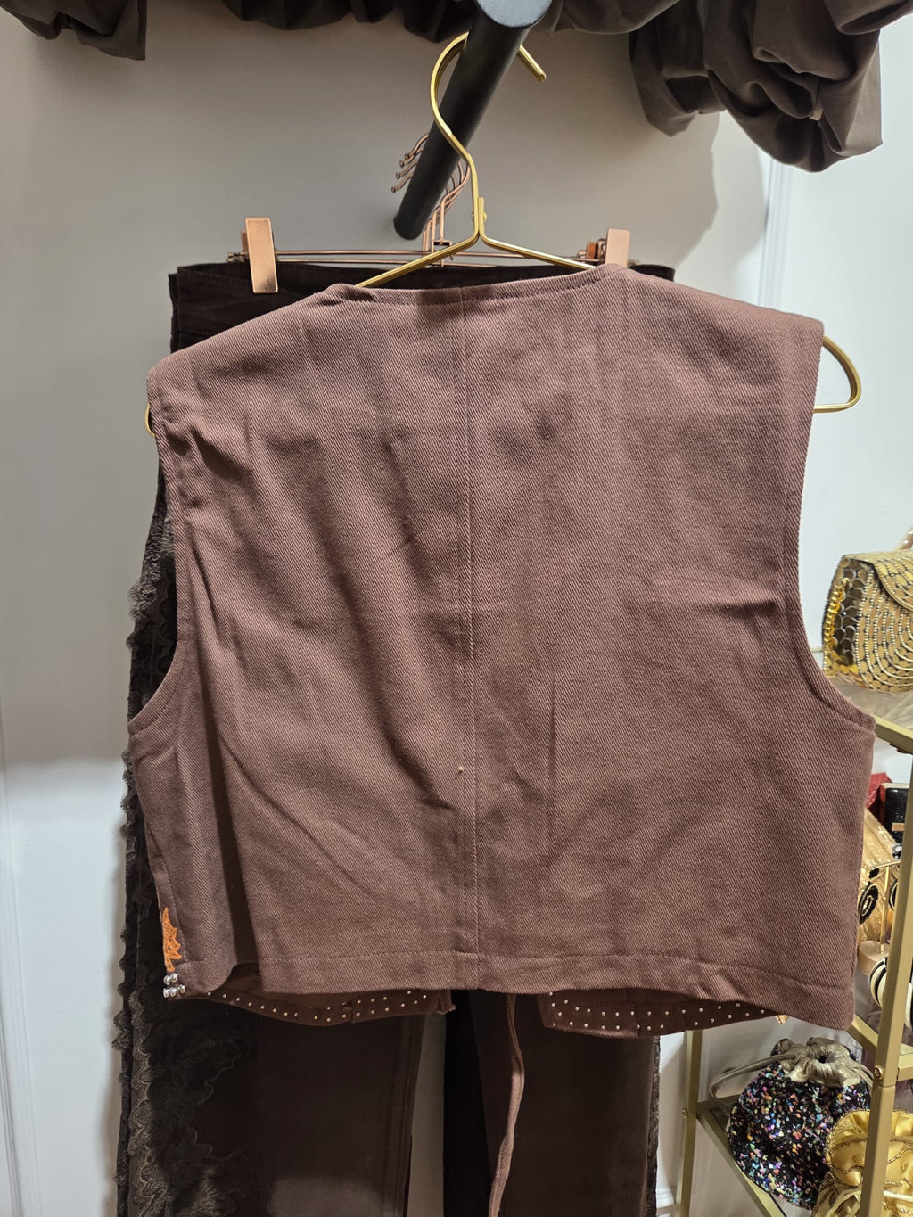Chaleco Boho Terracota