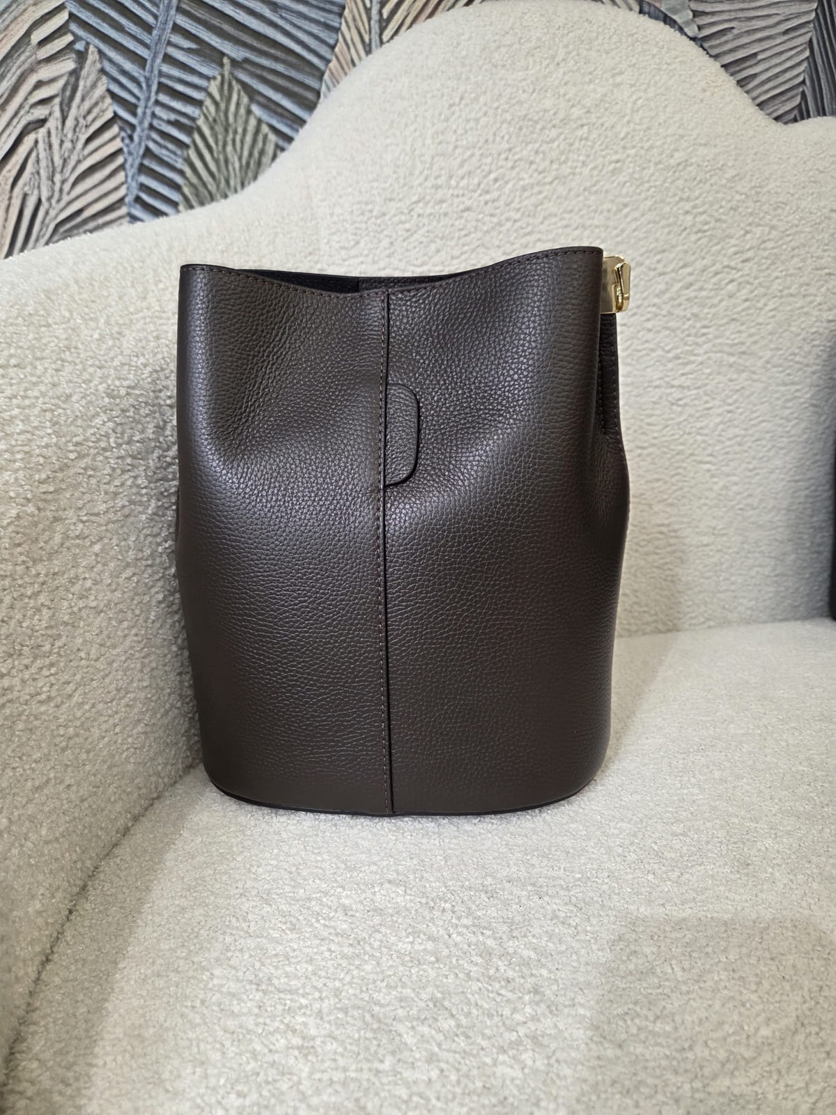 Bolso Bucket Burdeos Étnico