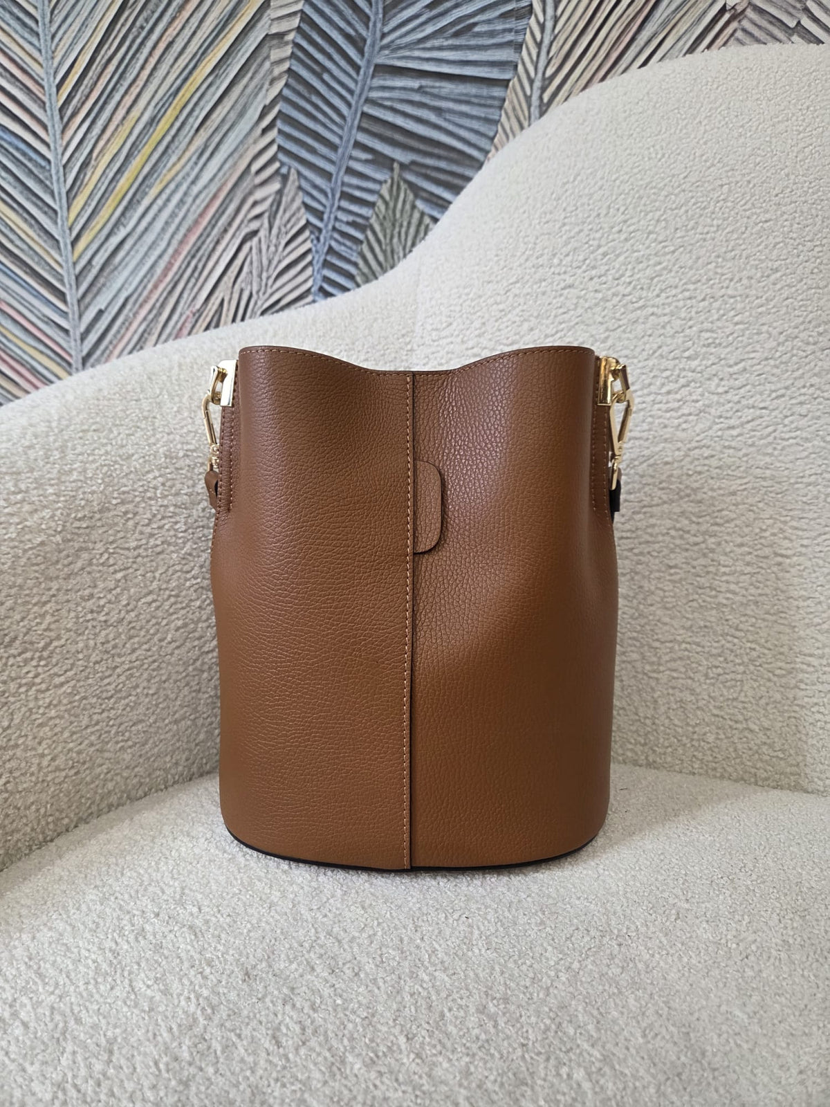 Bolso Bucket Burdeos Étnico