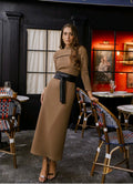 Vestido Sofía Camel