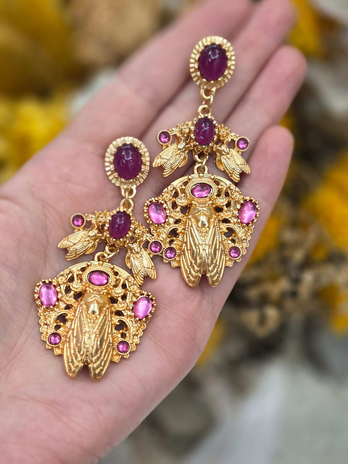Pendientes Barrocos Abeja