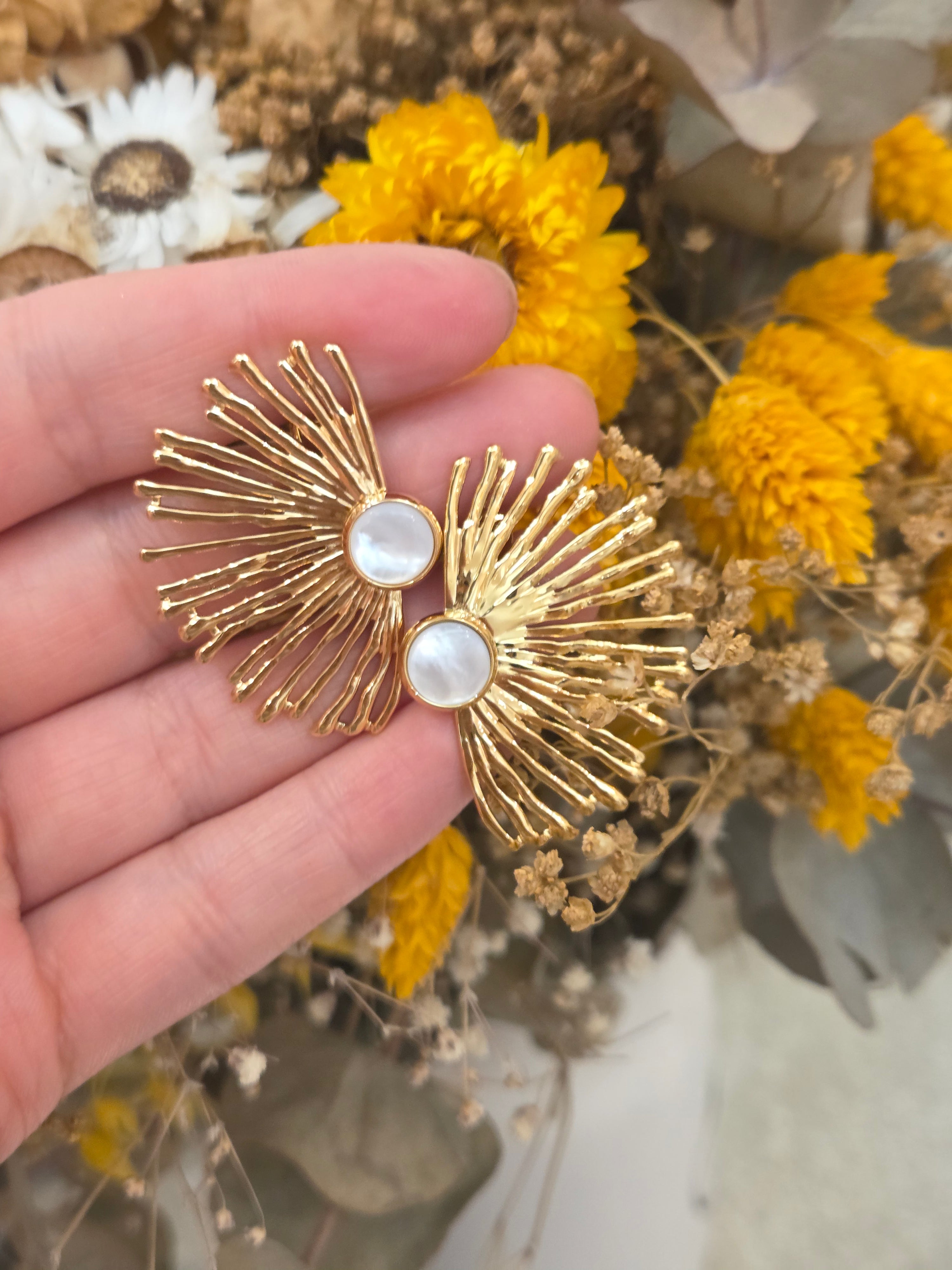 Pendientes Abanico
