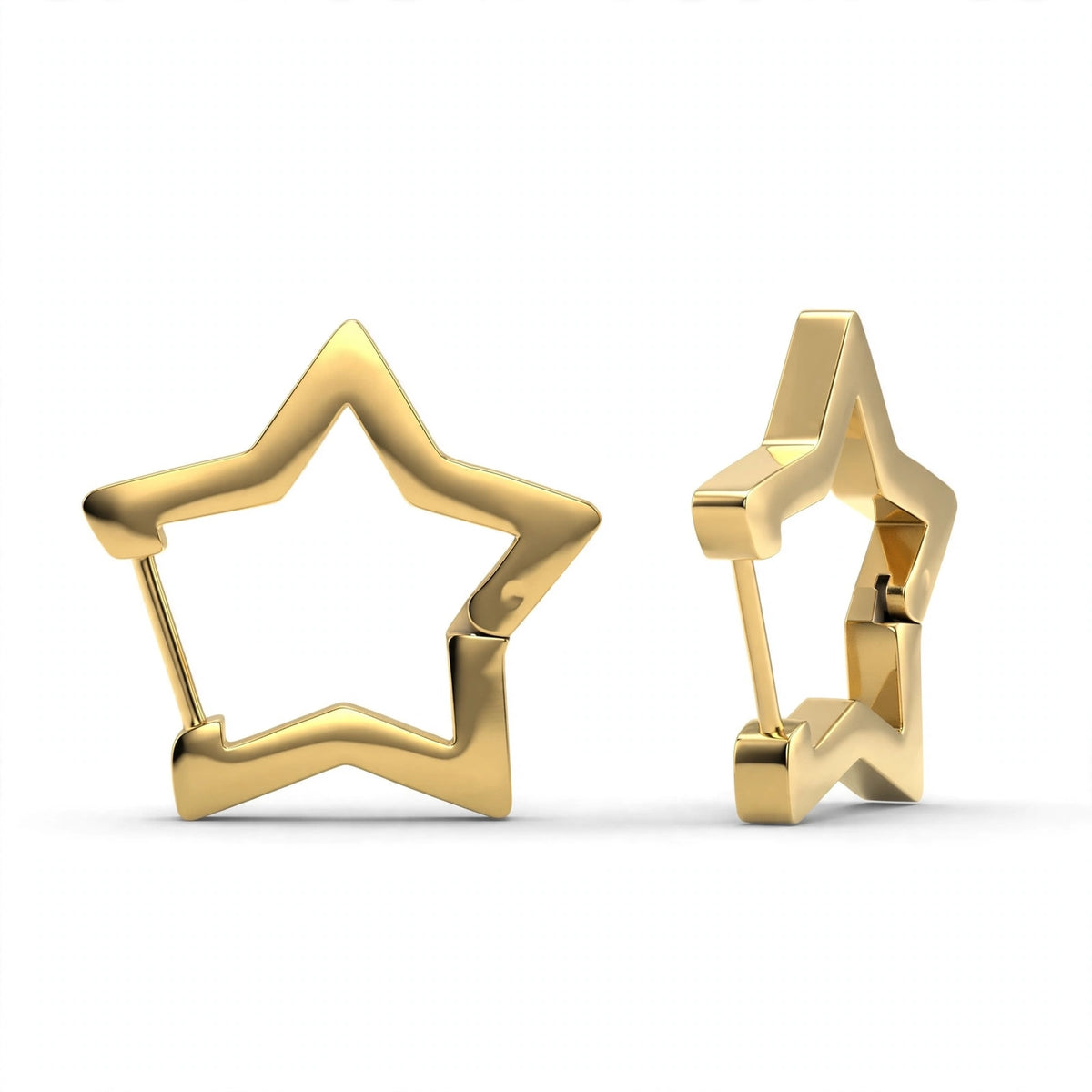 Pendientes Star Huggie