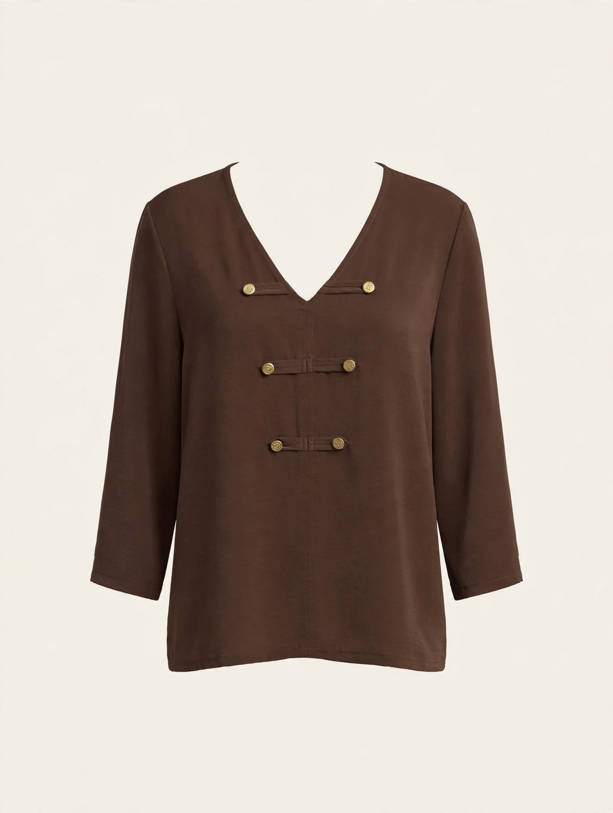 Camisa Carla Chocolate