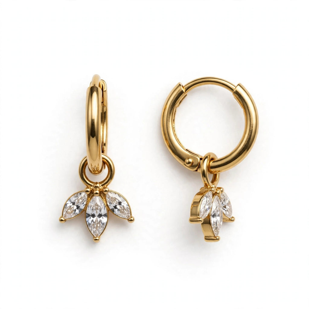 Pendientes Lotus