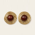 Pendientes Vintage Burdeos