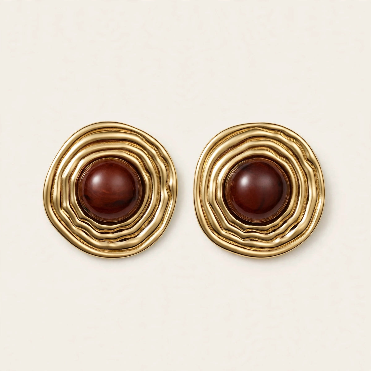 Pendientes Vintage Burdeos