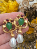 Pendientes Barrocos Jade