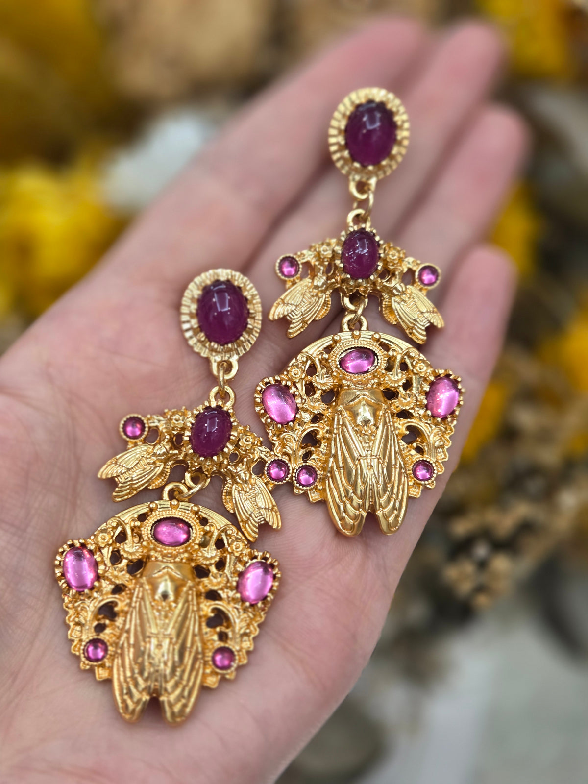 Pendientes Barrocos Abeja