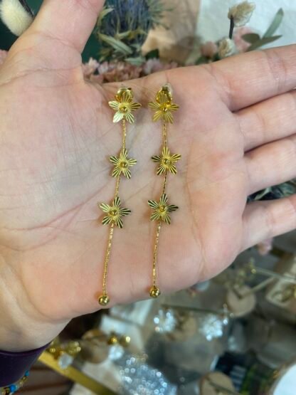 pendientes flora